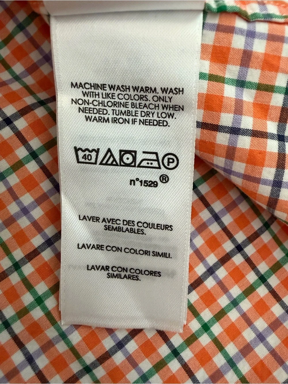 Polo Ralph Lauren Classic Fit Men's Long Sleeve Button Down Shirt Size L Orange